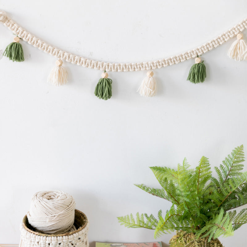Hand-woven Wall Lanyard Macrame Decorative Tapestry Hanging Literary Wall Home Decoration Accessories