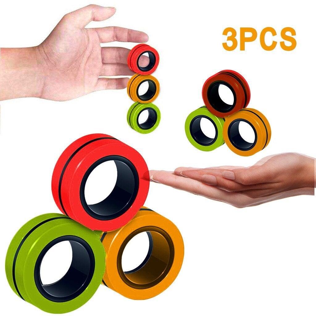 Magnetic Rings Baby Toys - Apexglobalshop