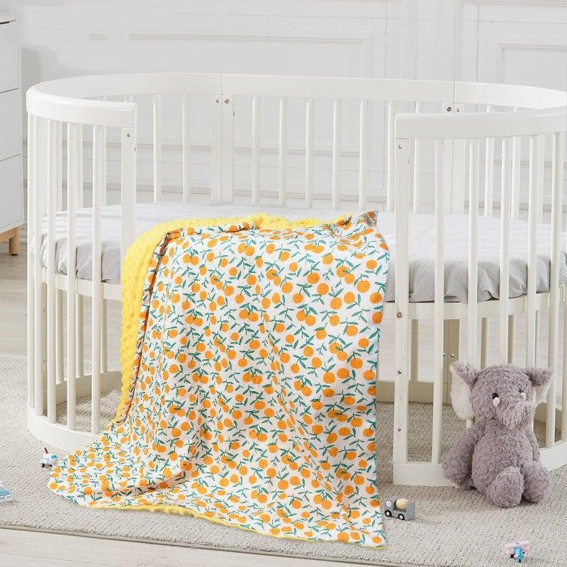 Soft Cartoon Blanket Comfortable Baby Fabric Mat - Apexglobalshop